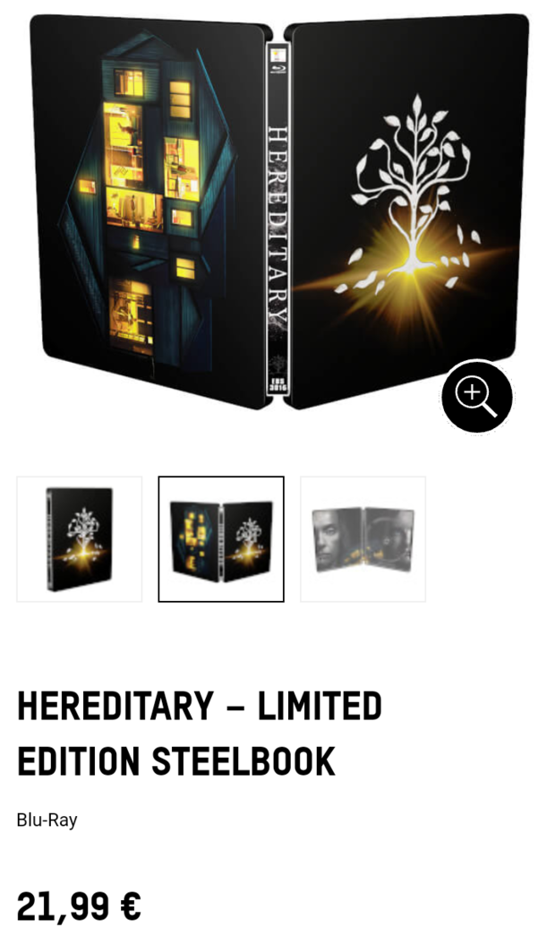 Reservas Abiertas Steelbook HEREDITARY