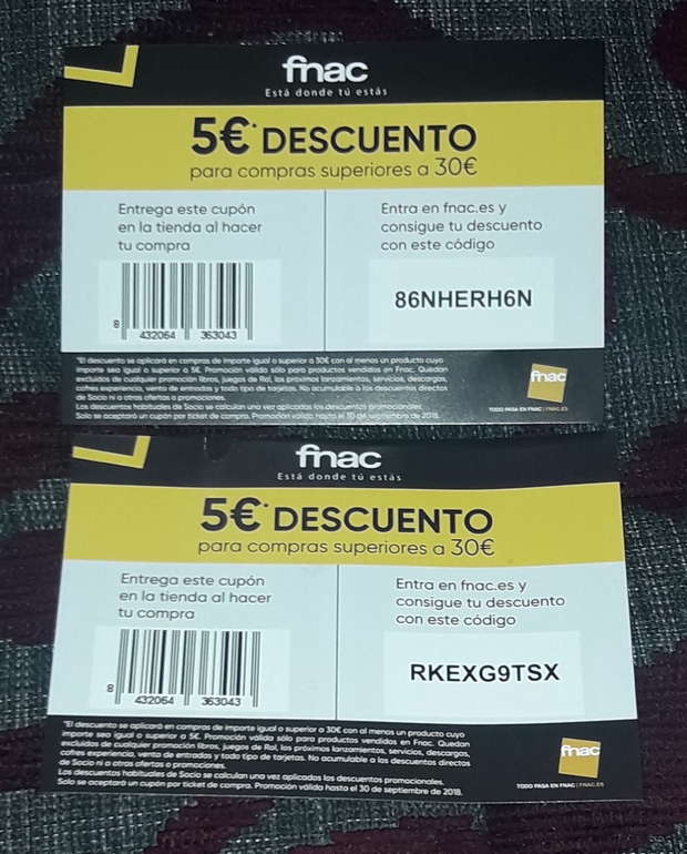 Códigos Descuento Fnac