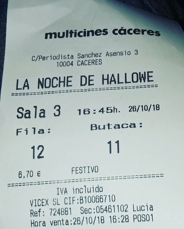 ¡ La Noche De Halloween ! mis impresiones