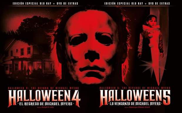 Halloween 4 y 5 editadas en bluray