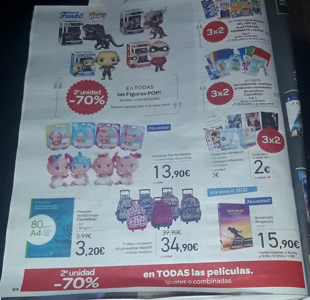 2 Unidad 70% Carrefour