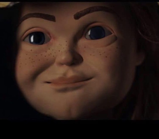 La cara del nuevo chucky ...