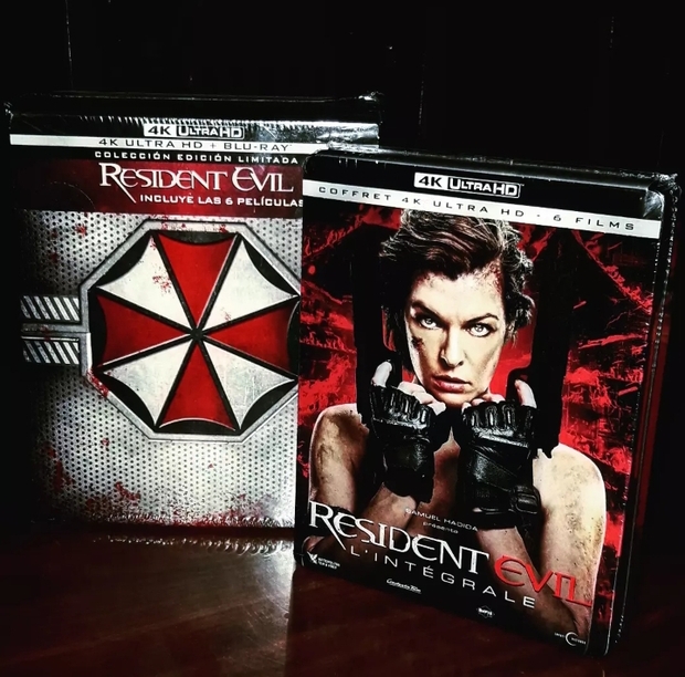 Colección Steelbook Resident Evil 4k