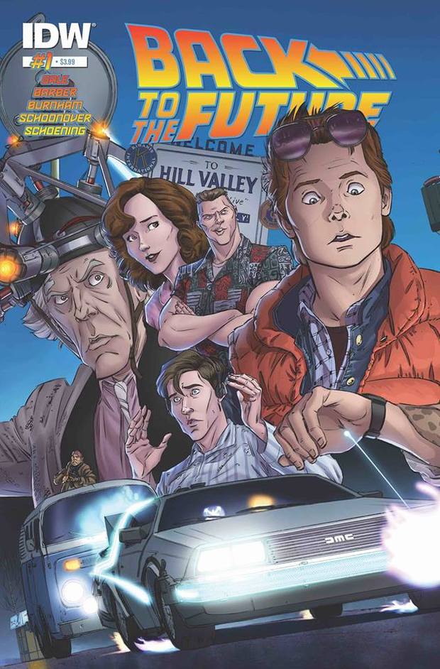 IDW publica la portada del primer comic de Regreso al Futuro