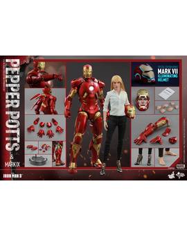 Figuras Hot Toys Pepper Potts & Mark IX 