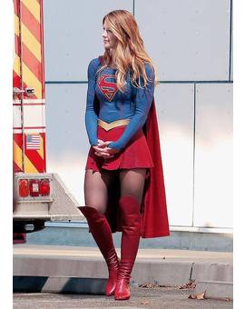 Supergirl detras de las camaras