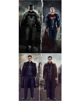 Batman V Superman - Clark kent V Bruce Wayne (Foto Empire Magazine)