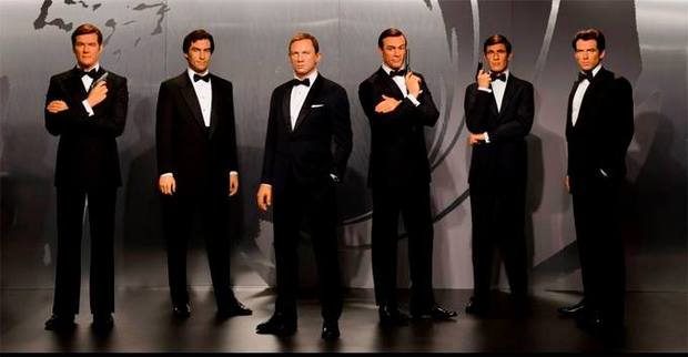 007s de cera en el museo Madame Tussauds de Londres