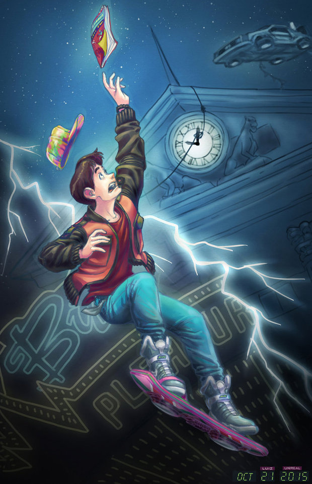 Back to the Future 2 Art
