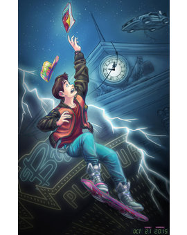 Back to the Future 2 Art