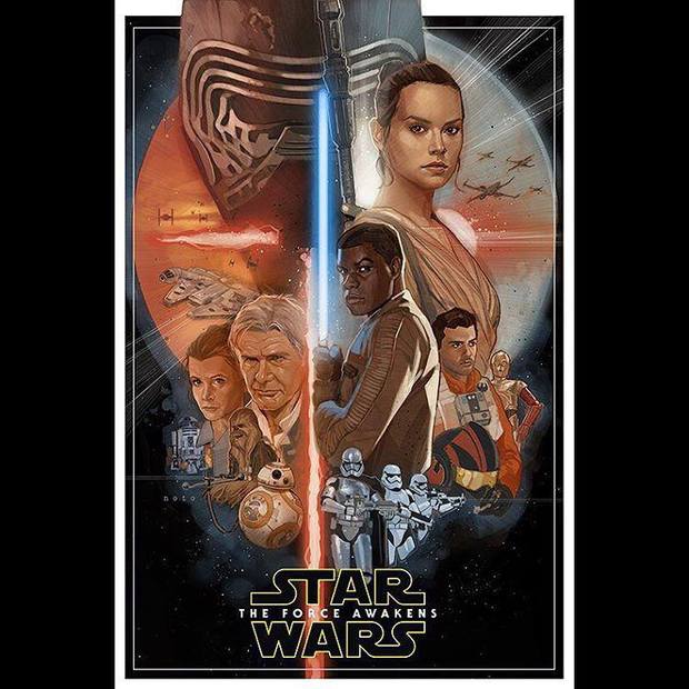 Ilustracion Star Wars de Phil Noto