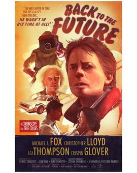 Poster estilo antiguo Regreso al Futuro
