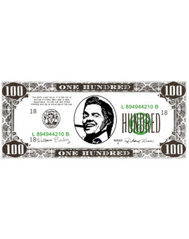 Billete 100 $ Biff Tannen (El que trae el libro creo que es de 50$)