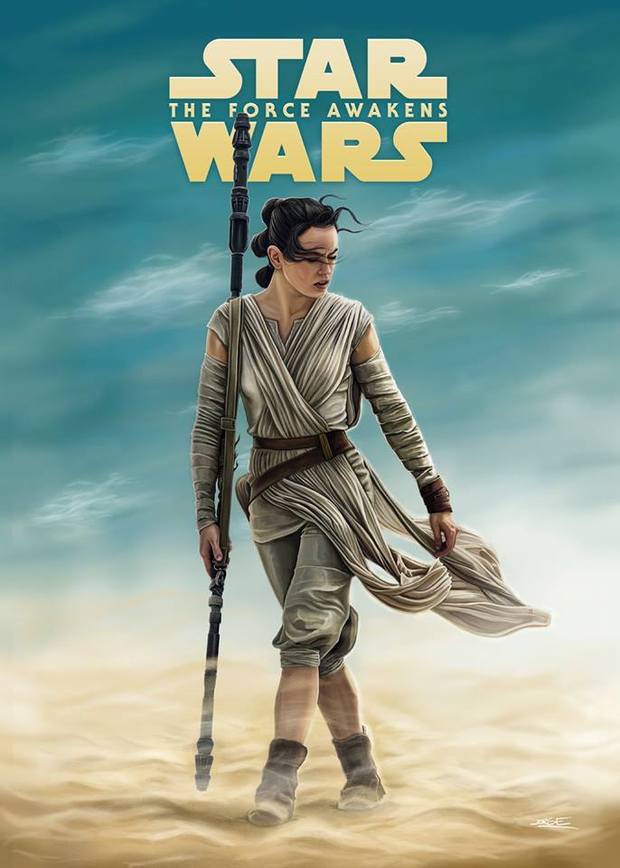 Ilustración Star Wars El despertar de la Fuerza