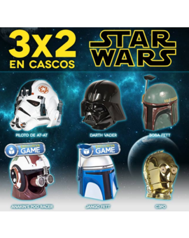 3X2 en cascos Star Wars en Game, para los que os interese ;D