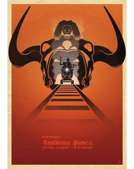 Poster Indiana Jones El templo Maldito