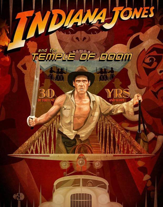 Poster el templo maldito!