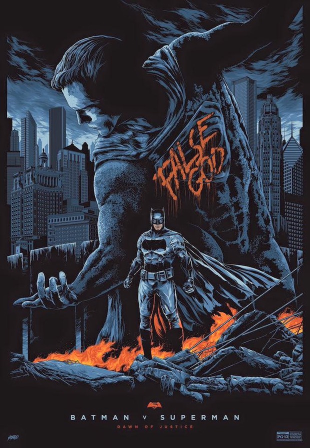 Mondo Poster Batman v Superman