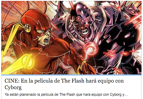 En la película de The Flash hará equipo con Cyborg
