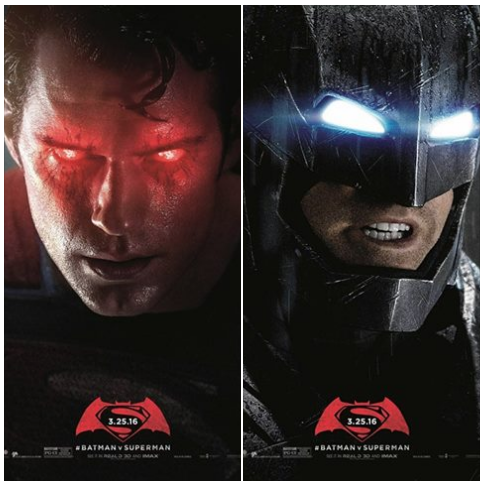 Posters que no formaron parte de la campaña de marketing de ‪‎BatmanvSuperman‬.