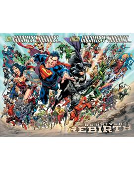 Poster promocional del Rebirth de DC