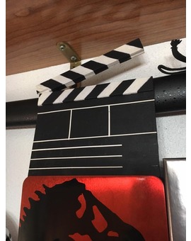 Regalo de mi amigo Angel Jesus Martin Soto, claqueta de cine hecha a mano por el!