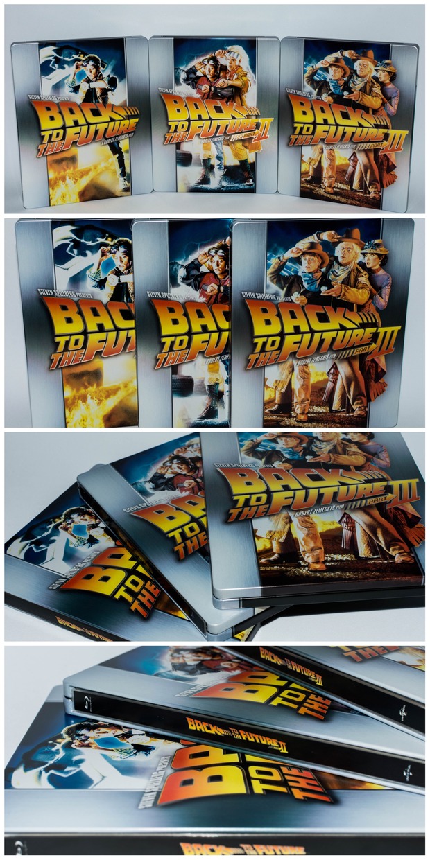 Regreso al Futuro Steelbooks de Zavvi