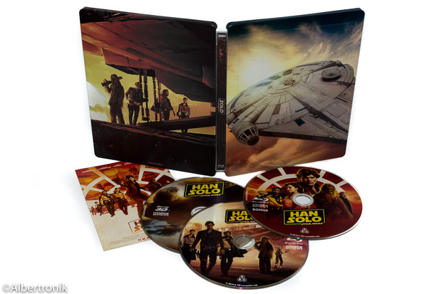  Han Solo: Una historia de Star Wars ; BD 3D Steelbook