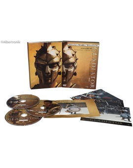 Gladiator-DvD Edición Especial Coleccionista 3 Discos con libreto (Custom con postales)