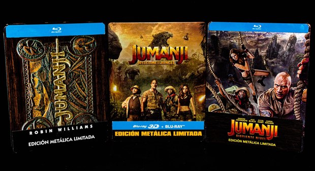 Colección Jumanji Steelbook