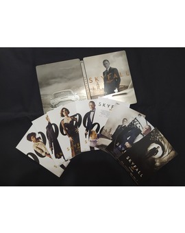 Steelbook, Skyfall, con postales.