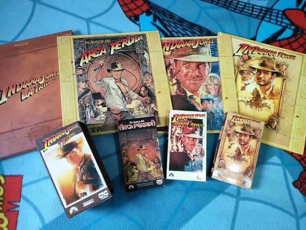 Indiana Jones Láser Dics y VHS