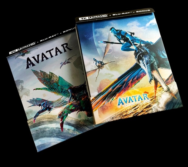 Steelbooks Avatar y Avatar el sentido del agua 4k-UHD
