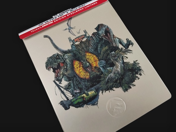 Jurassic Park Trilogía - 4k UHD Steelbook 