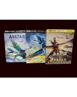 Trilogía Avatar - UHD 4k Steelbook 