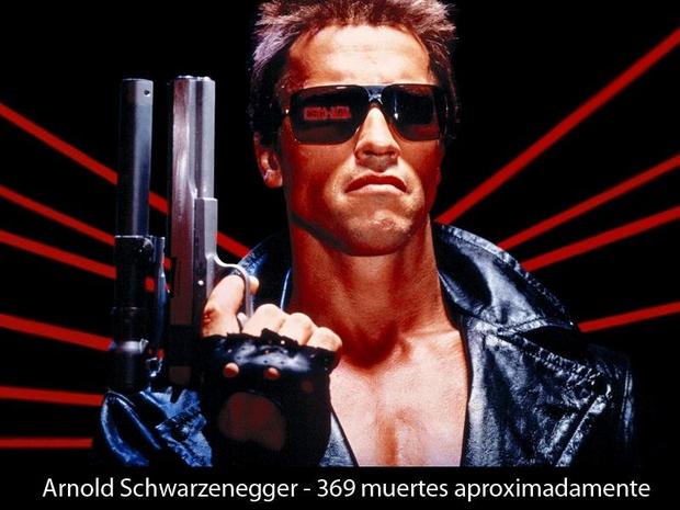 Los 15 actores que han matado más personas en el cine
