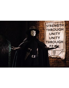 Actores despedidos: en muchos planos de "V de Vendetta" el actor no era Hugo Weaving