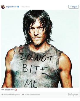 Norman Reedus es mordido por una fan