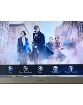 Menu Animales fantasticos bd