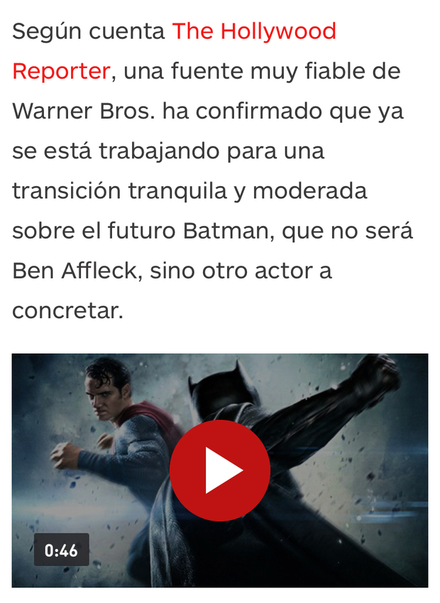 ¿Quién os gustaria que fuera el nuevo Batman?