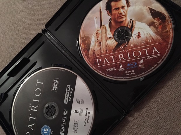 Duda BD del UHD de “El Patriota”