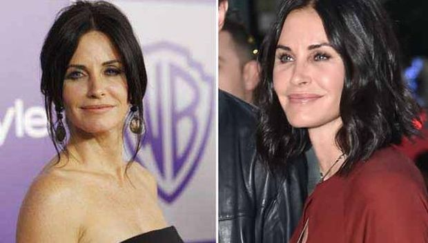 La nueva `Courteney Cox´.Juzguen ustedes mismos.....