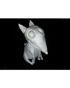 Mi primera figura de arcilla, falta pintura 