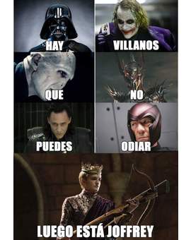Cuál es tu villano favorito y al que más odias ? 
