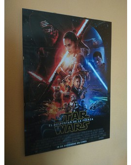 El poster de Star Wars ya colocado!