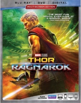 Portada Thor Ragnarok Bluray