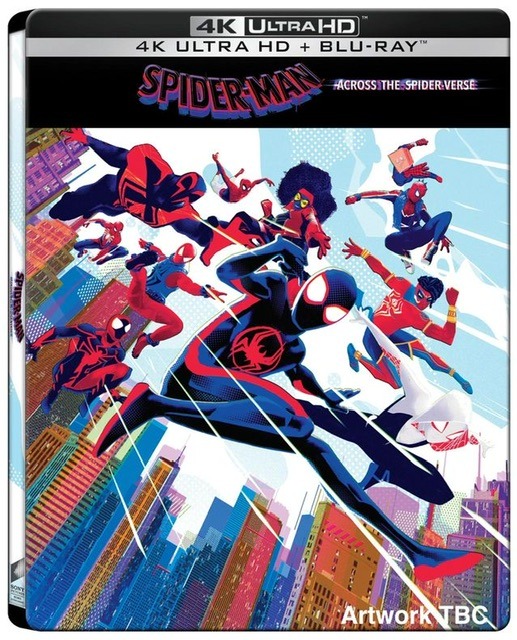 Primer steelbook confirmado para Spider-Man Across the Spider-Verse