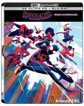 Primer steelbook confirmado para Spider-Man Across the Spider-Verse