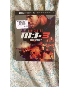 Steelbook francés Misión Imposible 3 con castellano en 4k y Bluray 