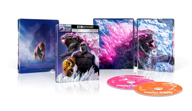 Diseño steelbook Godzilla y Kong: El nuevo Imperio 